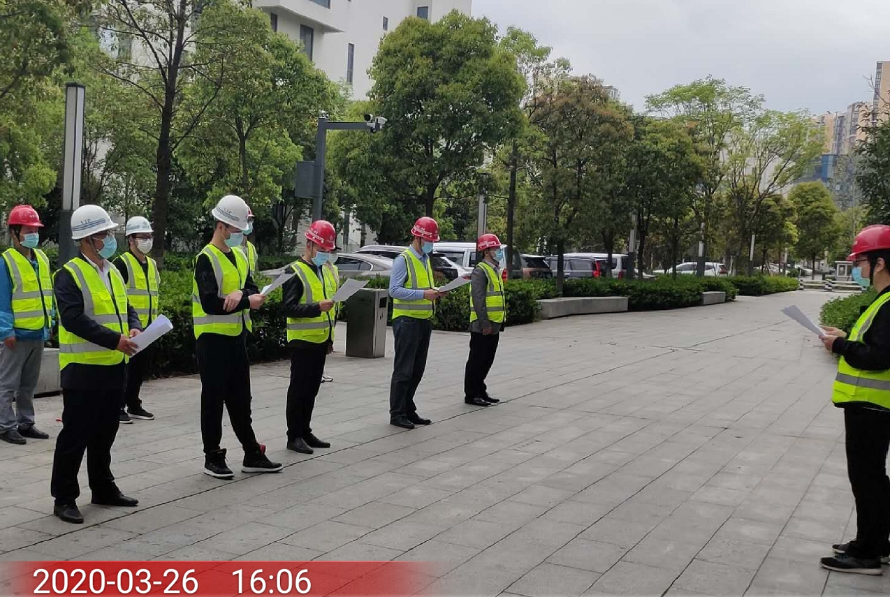 3月26日，巡司河項(xiàng)目部開展員工進(jìn)場防疫教育.png